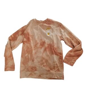 Nike Sweatshirt Kids Youth XL Tie dye Orange‎ Sportswear Long Sleeve Pullover